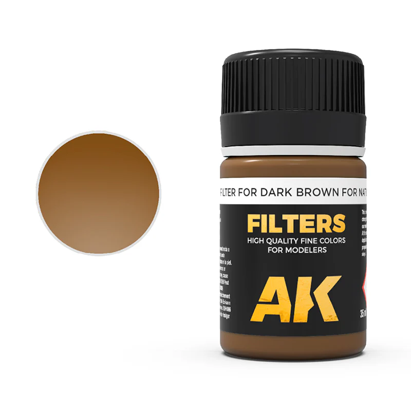 Dark Brown Filter For Nato And Green