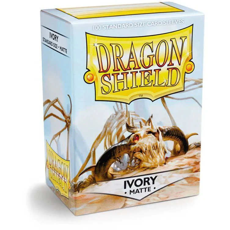 Dragon Shield Matte - Ivory (100 ct. in box)