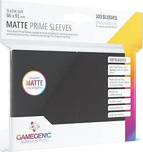 Matte Prime Sleeves - Black (100)