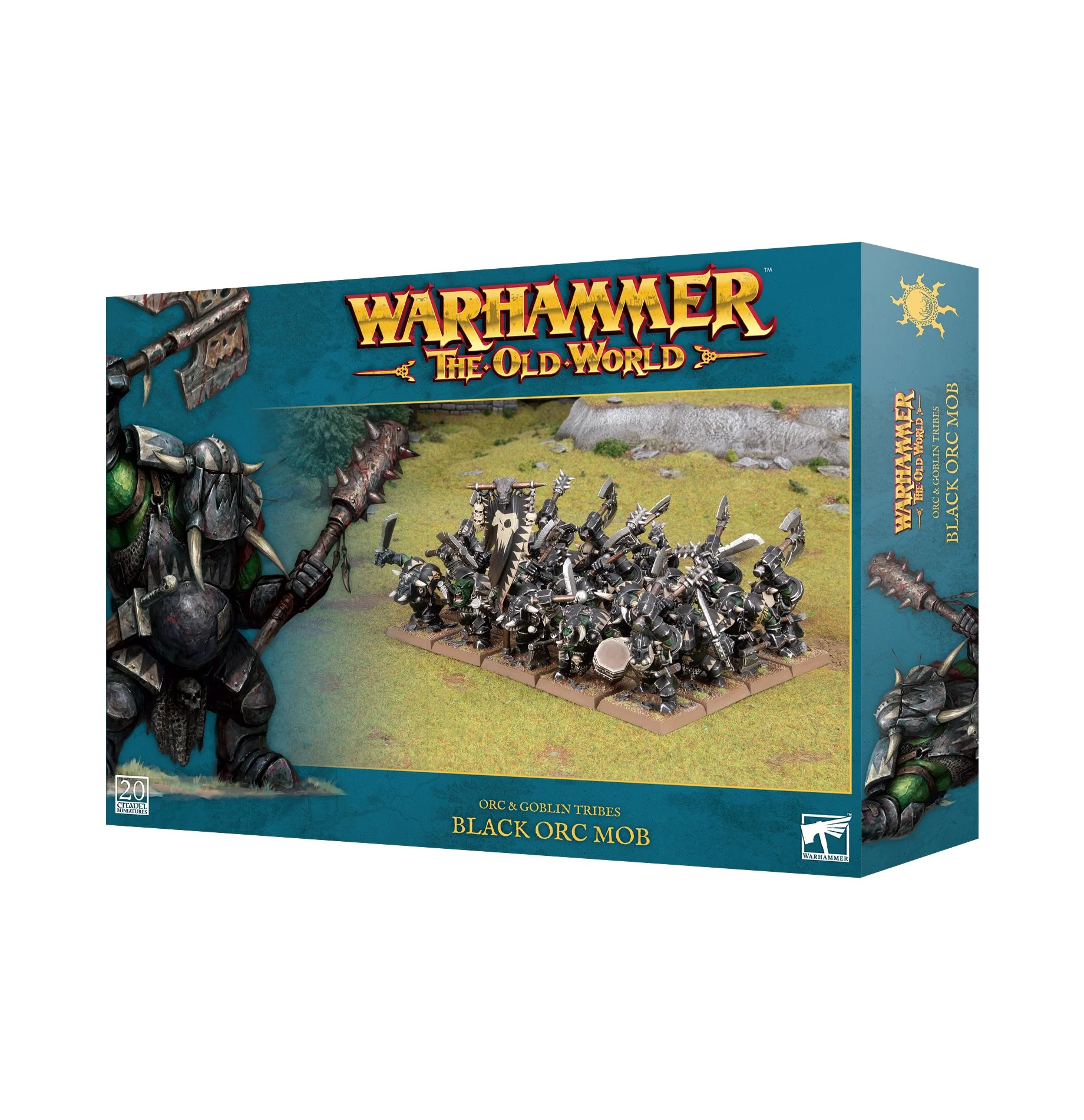 Orc and Goblin Tribes: Black Ork Mob