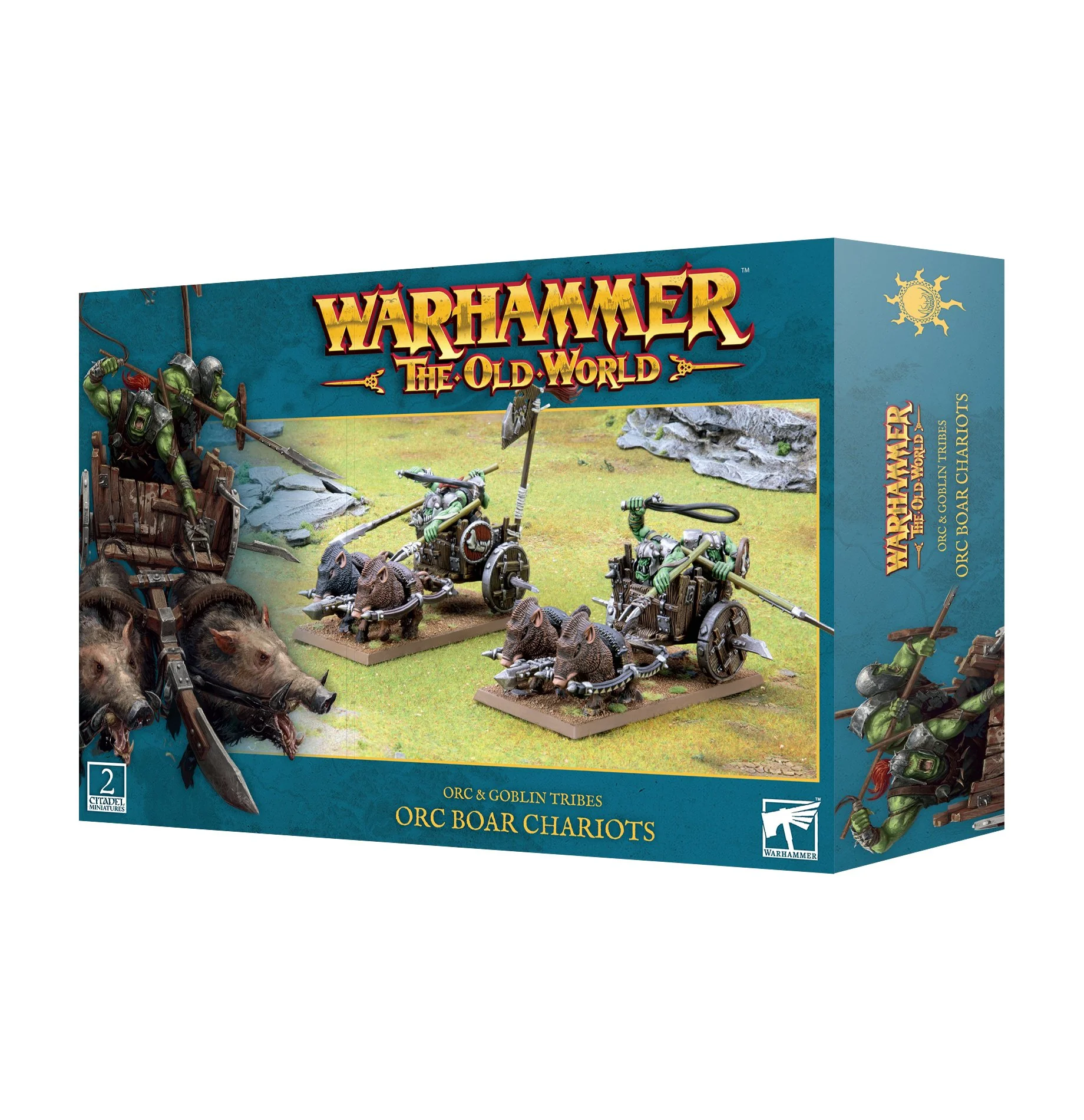 Orc and Goblin Tribes: Boar Chariots