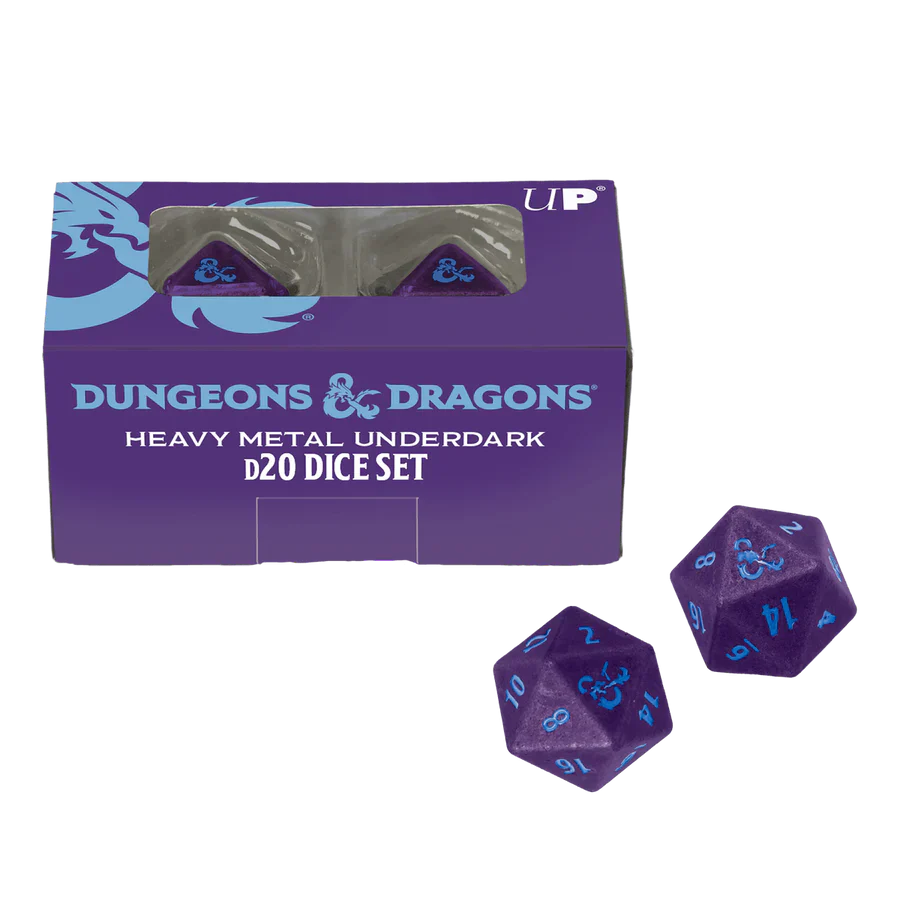 Phandelver and Below: The Shattered Obelisk Underdark Heavy Metal D20 Dice Set
