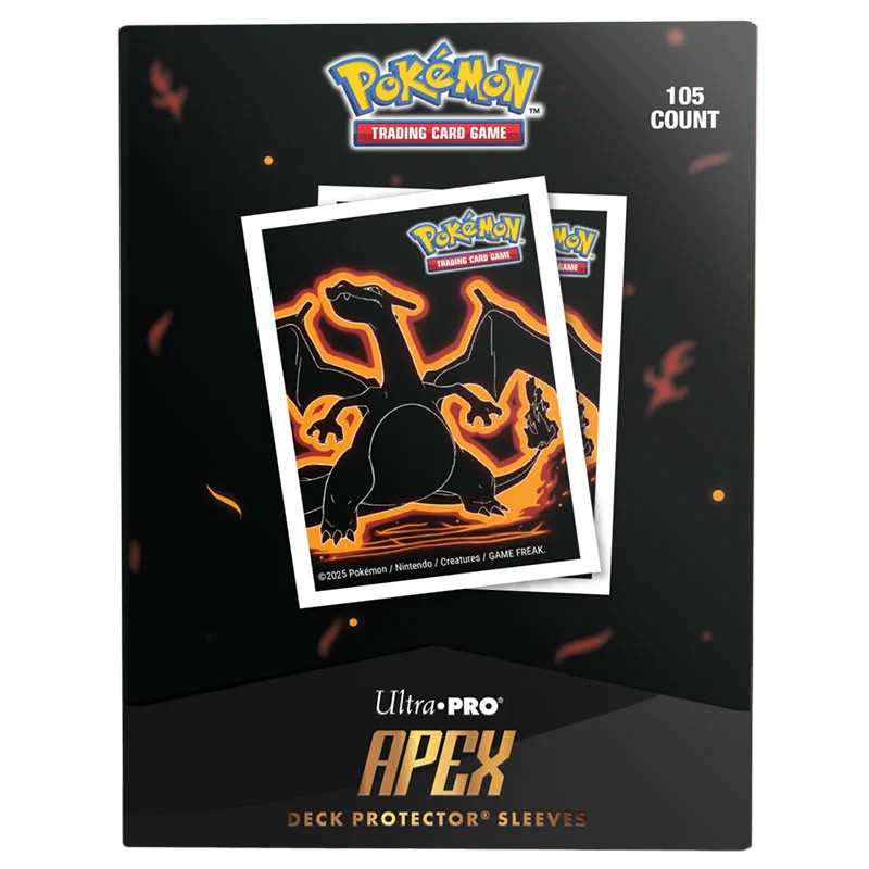 Pokémon Neon Kanto Apex Deck Protector Sleeves - Charizard
