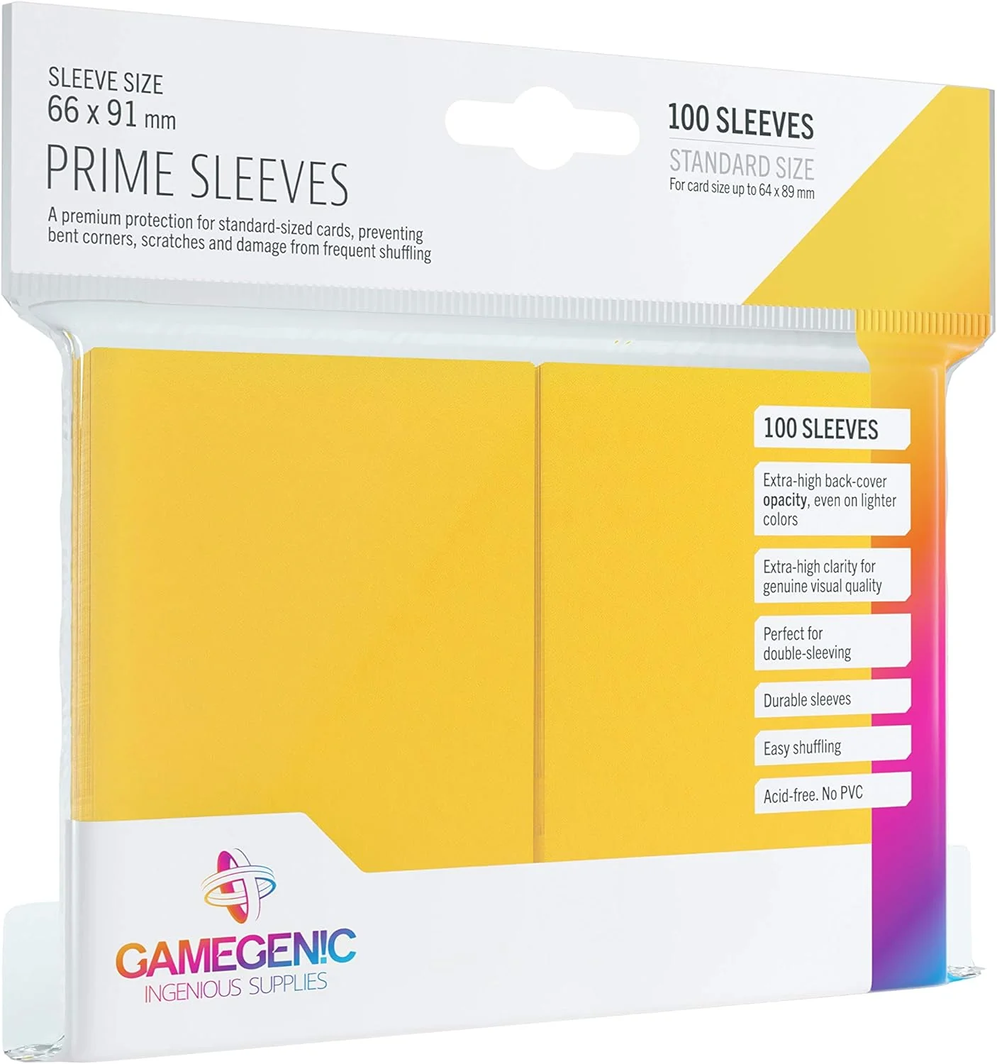 Prime Sleeves - Yellow (100)