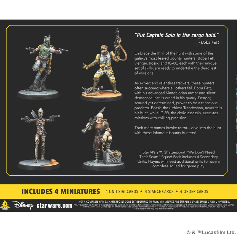 Star Wars Shatterpoint: We Don't Need Their Scum Unit Pack - Image 2