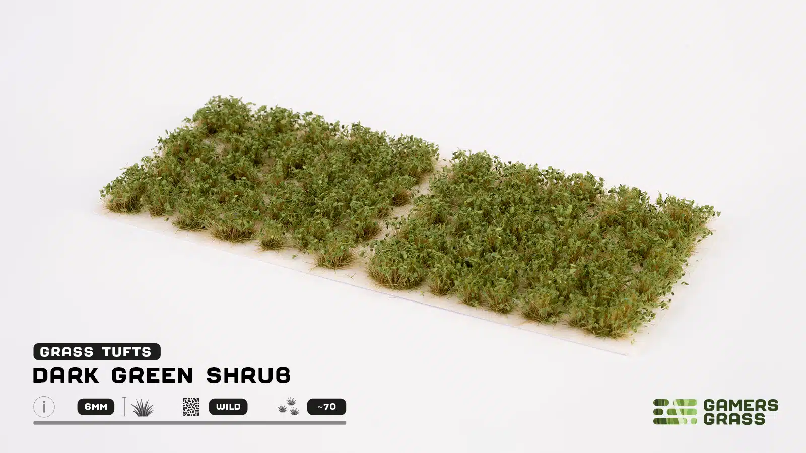 Tufts - Dark Green Shrubs