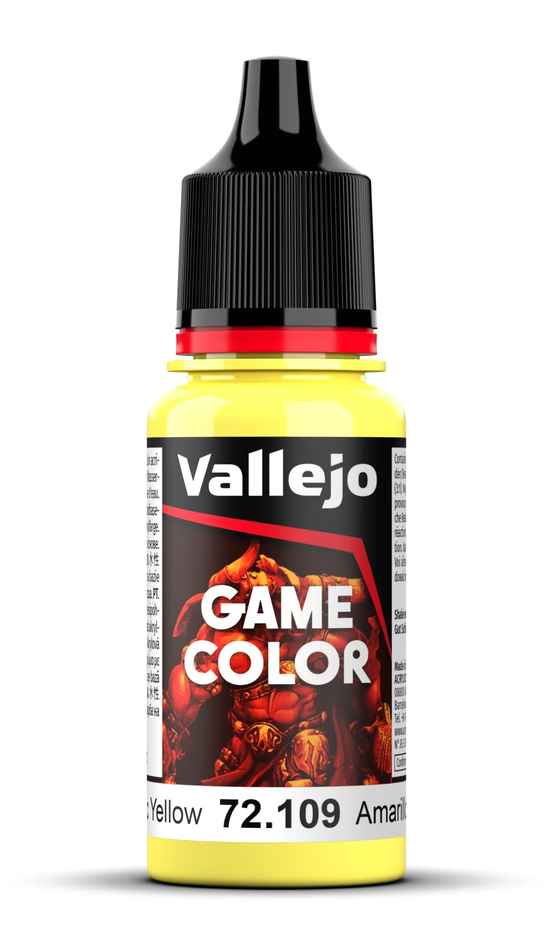 Vallejo Game Color: Toxic Yellow (18ml)